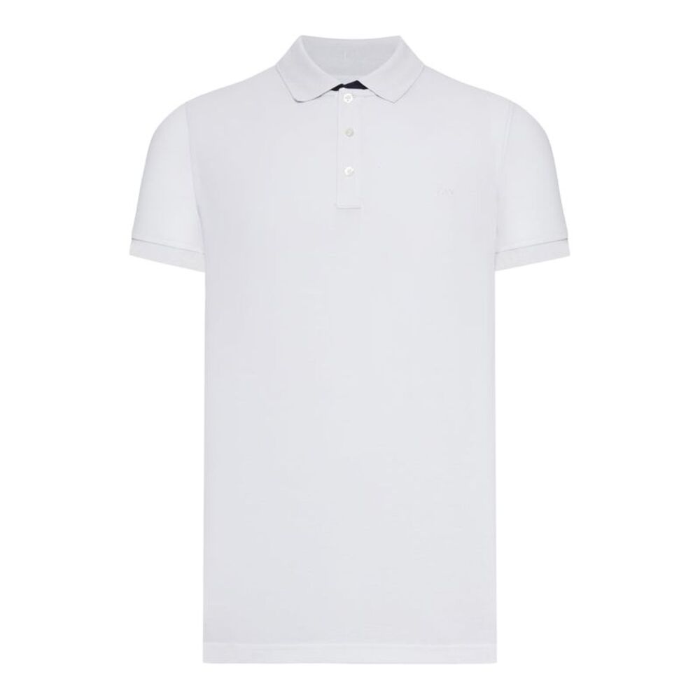 Fay Archive Men Cotton Piquet Polo Shirt With Logo